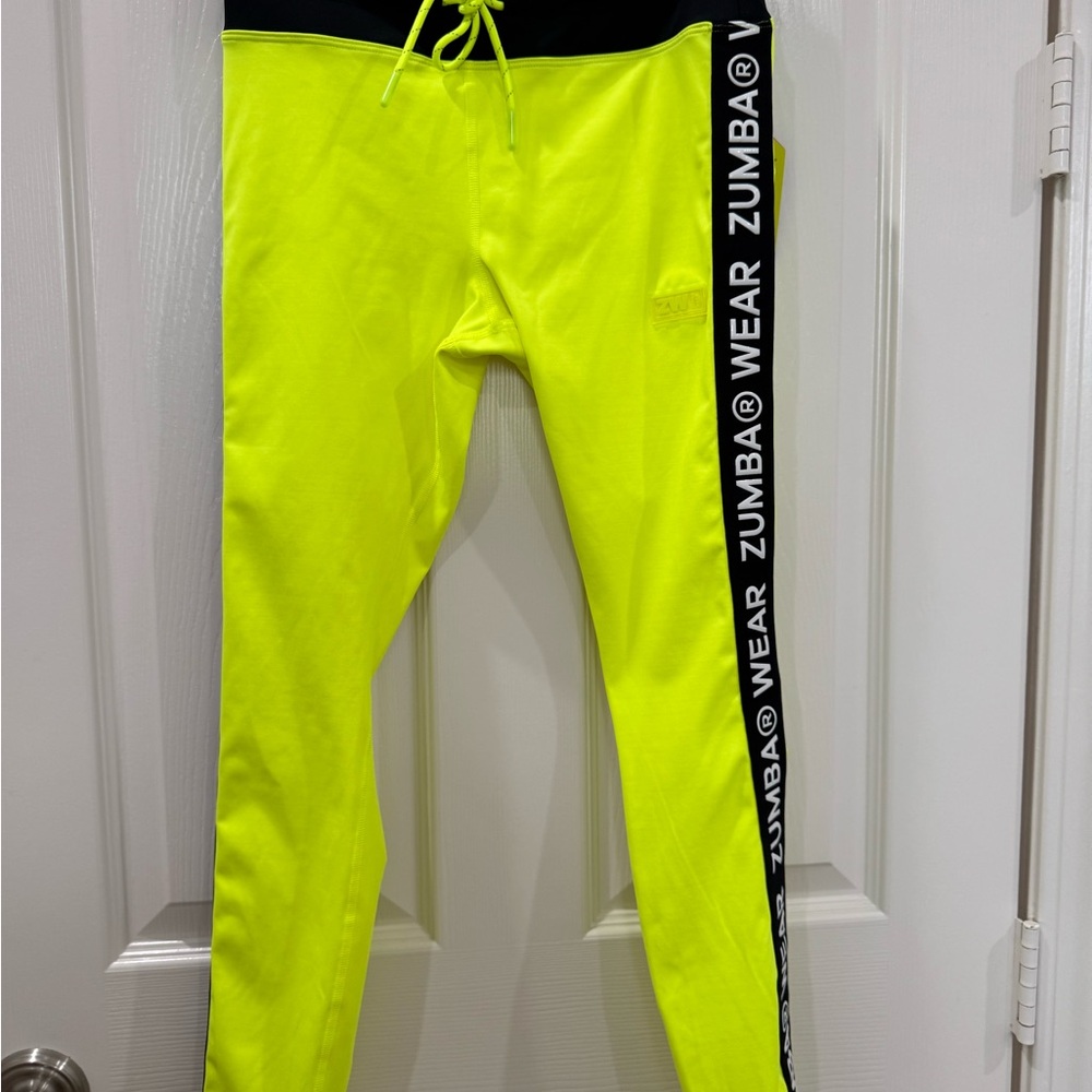 Zumba Fitness Neon Yellow Leggings